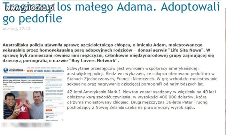 Zbyt mocno kochali swoje dziecko