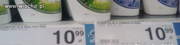 Szampon dla ciemnych i białych ras...