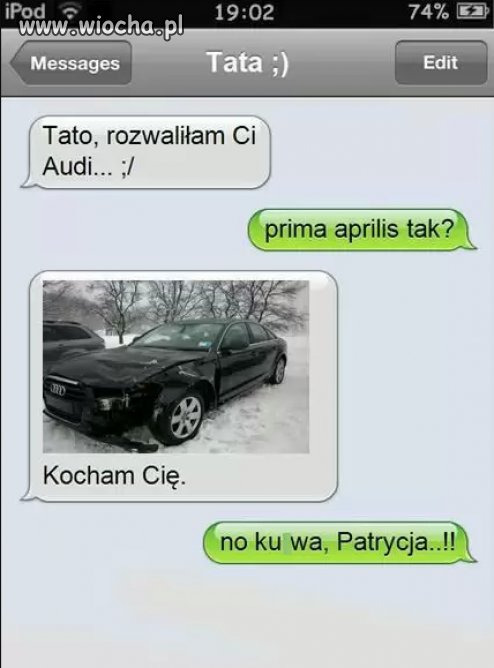 Żart na prima aprilis...? Chyba nie do końca...
