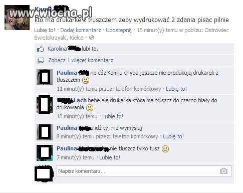 Kamil i jego TŁUSZCZ do drukarki