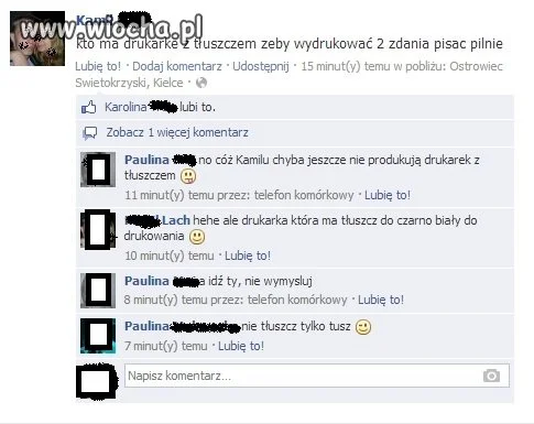 Kamil i jego TŁUSZCZ do drukarki