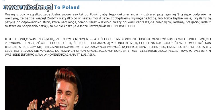 No to już chyba przesada, żeby taką petycję robić.