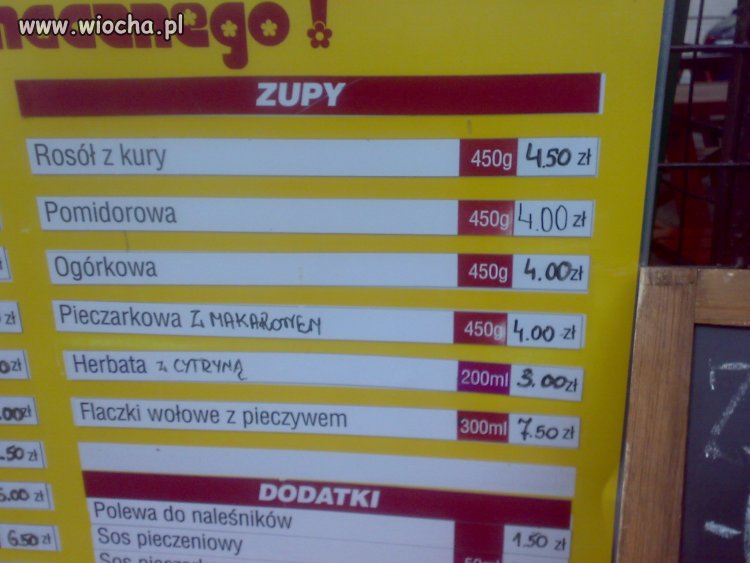 Dobra zupa "herbata z cytryną" 