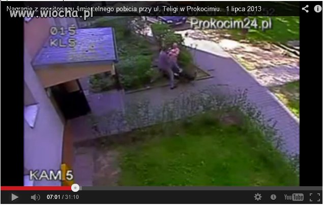Prawdziwa wiocha! Pobić staruszka