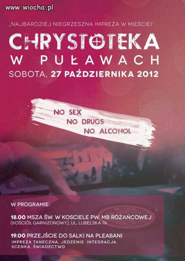 Potańcówka na plebanii z degustacją bitej śmietany