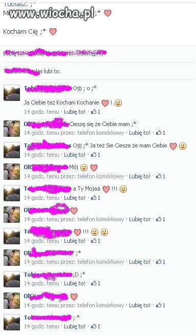 Ach ta miłość na FB.
