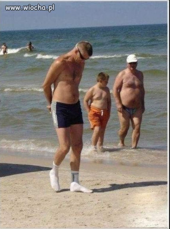 Tymczasem na plaży...