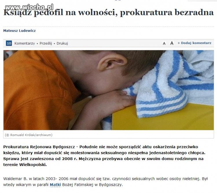 Pedofil na wolności, prokuratura bezradna