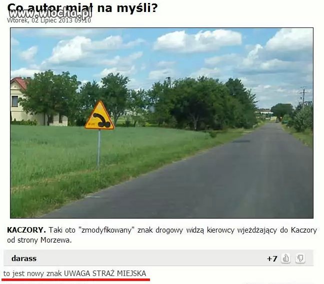 Co autor znaku miał na myśli...