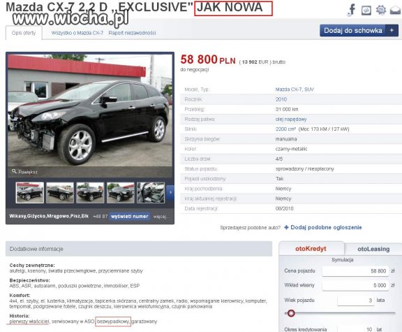 Mazda jak nowa