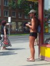 Uchwycony na rzeszowskim przystanku