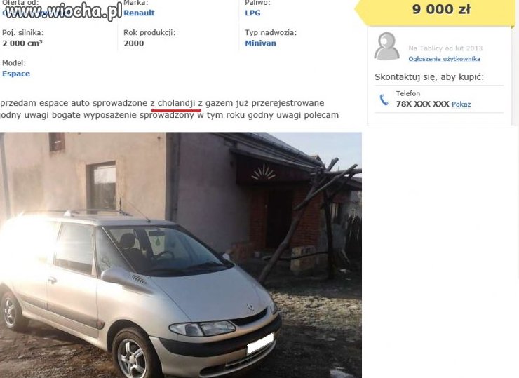 Cholandij'a gdzieś jest...