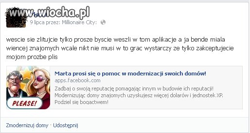 No "wescie" (post dorosłej dziewczyny na fb)