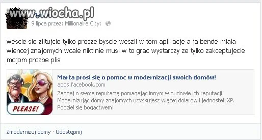 No "wescie" (post dorosłej dziewczyny na fb)