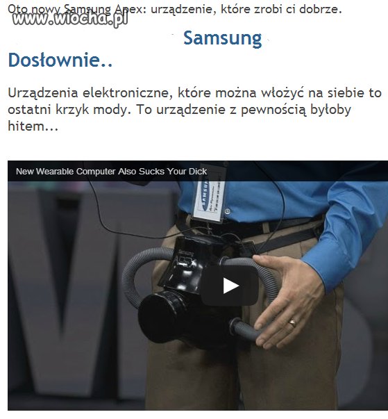 Nowy SAMSUNG APEX