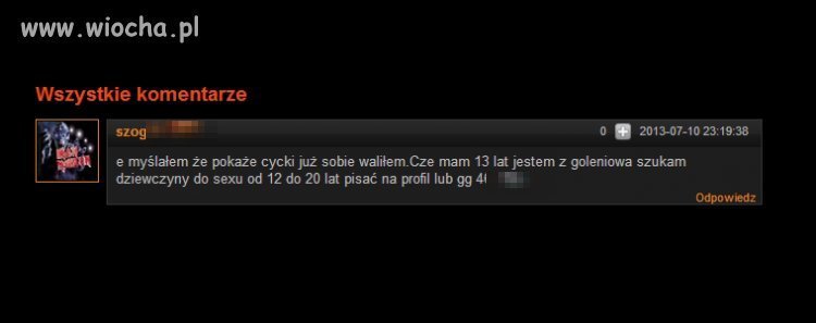 Masz 13 lat?