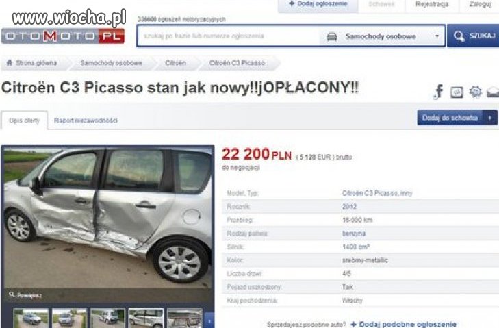 Do sprzedania citroen... Jak nowy...