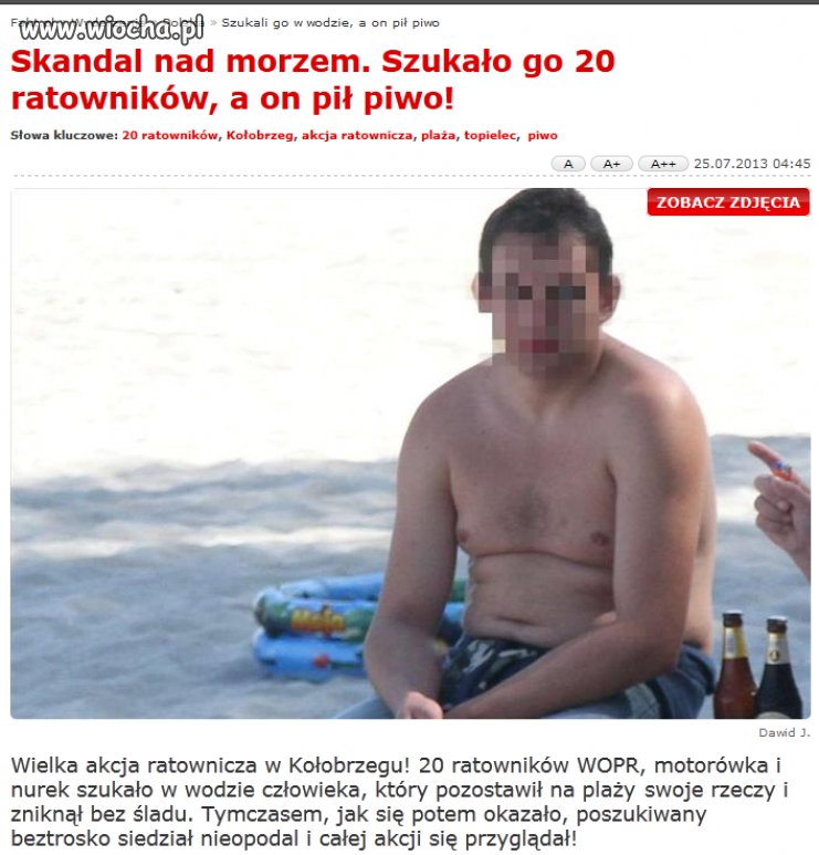 To już nawet piwa nie można wypić
