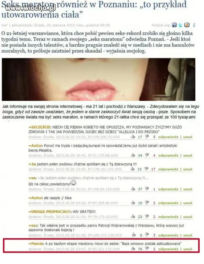 Seks maraton...