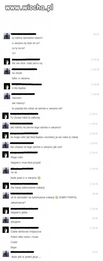 Sylwester w sierpniu jest...