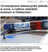 Zostawili dziecko w samochodzie na 2 godziny