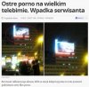Ostre porno na wielkim telebimie w Chinach...