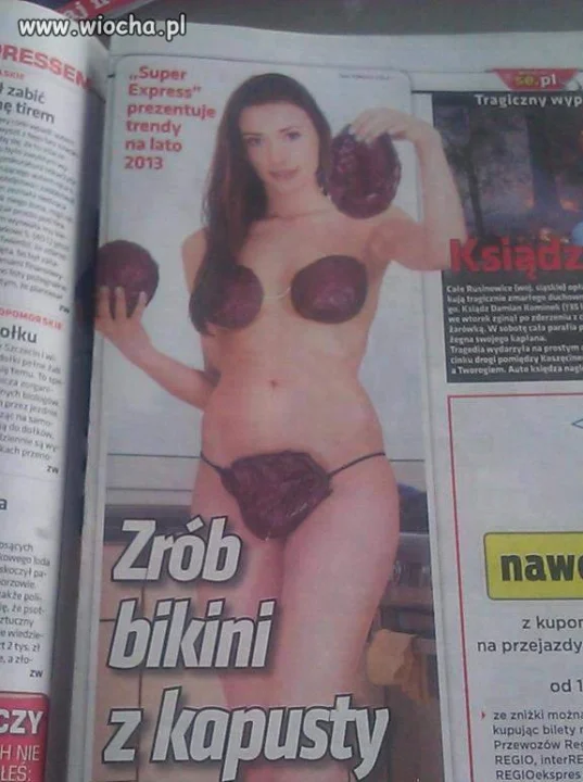 Bikini z kapusty nie bardzo to widzę