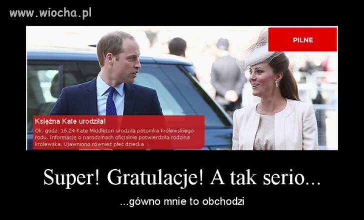 Ciekawe, kiedy oznajmią, że księżna puściła bąka