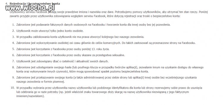 Regulamin fb 