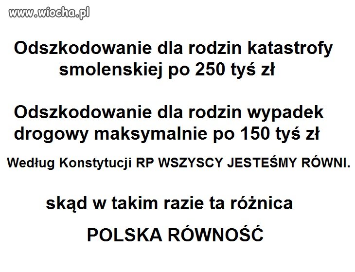 Według Konstytucji RP 