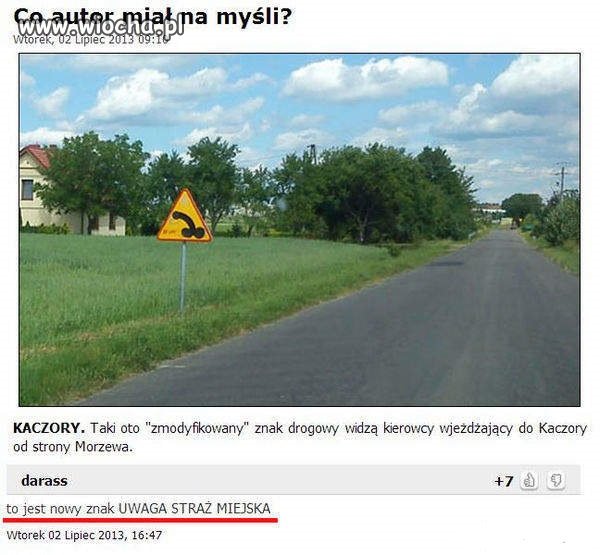 Z cyklu "straż miejsko-wiejska"
