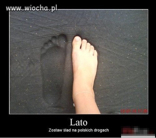 Polskie drogi vs lato