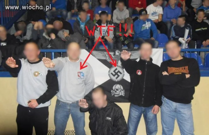 Naziol... Z orłem białym na piersi...