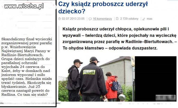 "Dziecko dostało z pięści w twarz,