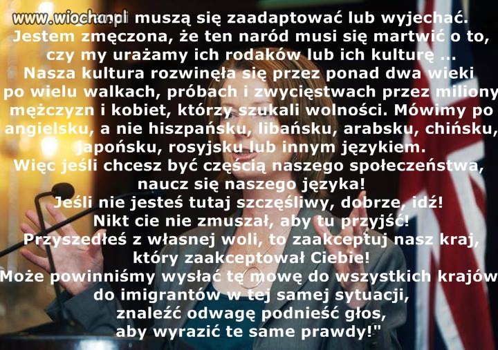 Była premier Australii Julia Gillard o imigrantach.