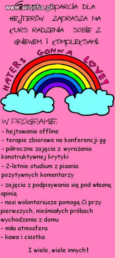 Zaproszenie dla wiochowiczów.
