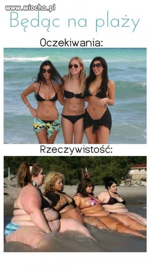 Będąc na plaży