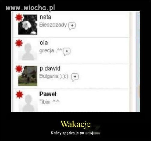 Wakacje 