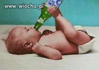Opanował butlę... 