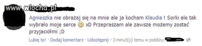 Taki tam statusik na fejsie ..