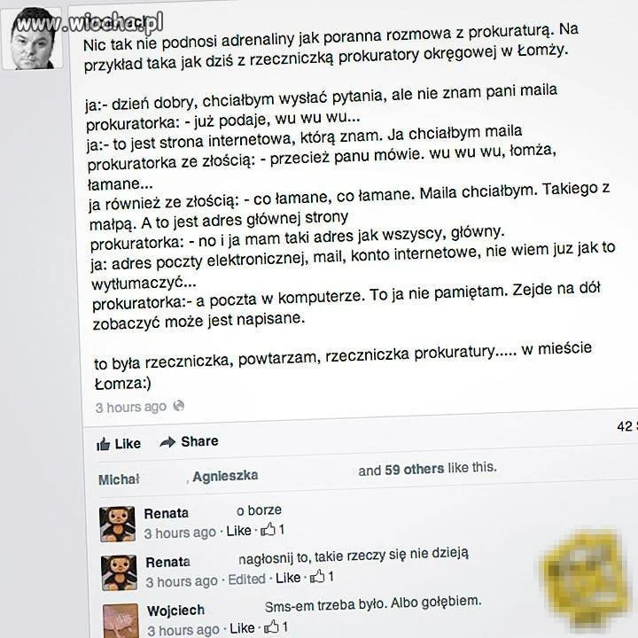 Znalezione na FB - debili nie sieją