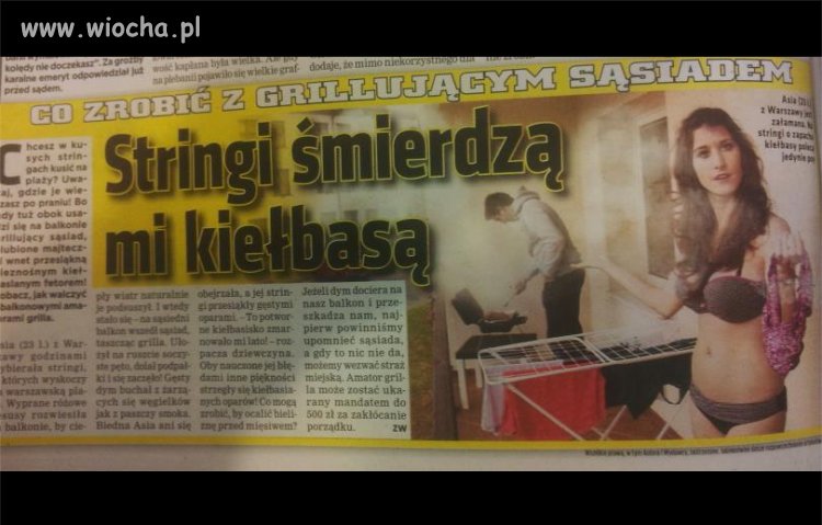 Tragiczny poranek na Warszawskim balkonie!