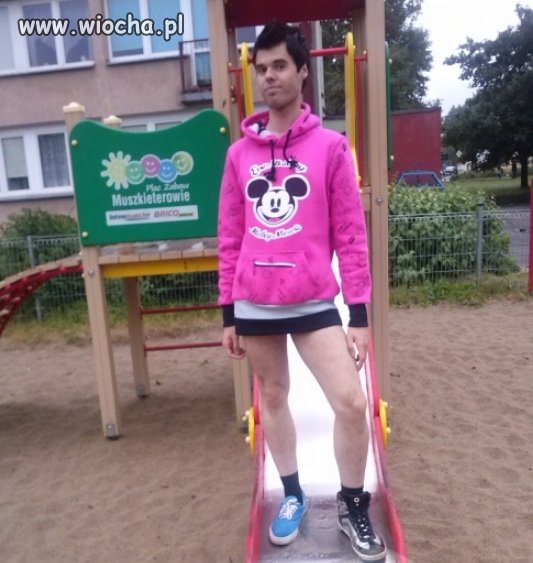 Sesja na placu zabaw.