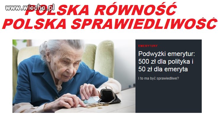 500 zł za siedzenie na dupie całe życie 