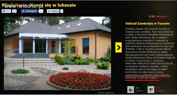 Skandal. "Więźniowie pławią się w luksusie"