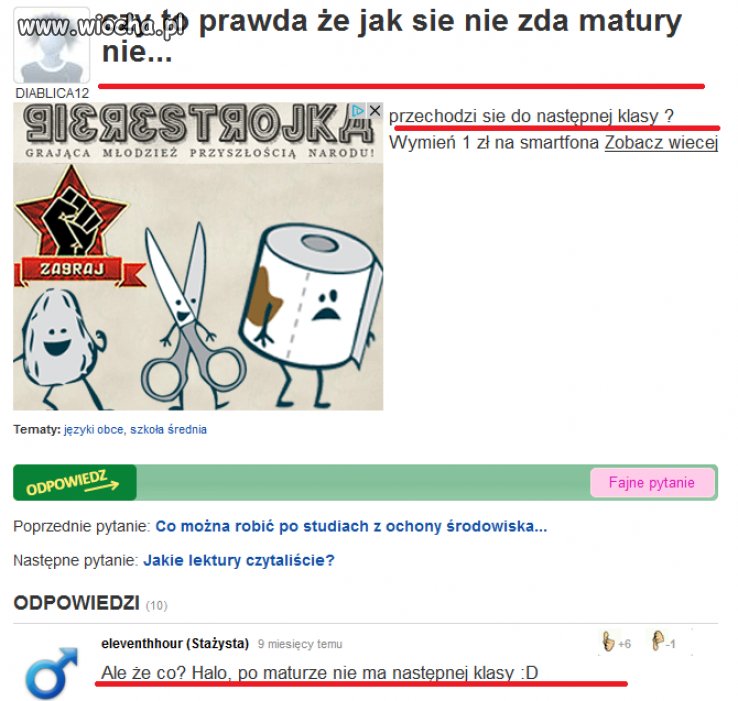 Matura to bzdura. 