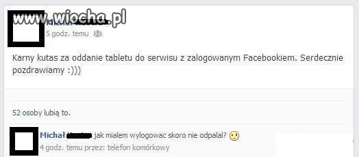 Zawsze pamiętaj o wylogowaniu 