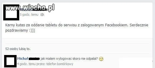 Zawsze pamiętaj o wylogowaniu 