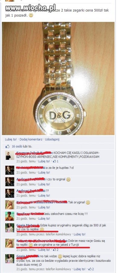Oryginalne repliki nie z Turcji sprzedam...