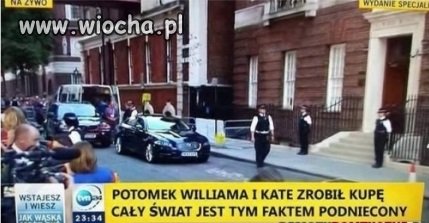 Potomek Williama i Kate zrobił kupę 